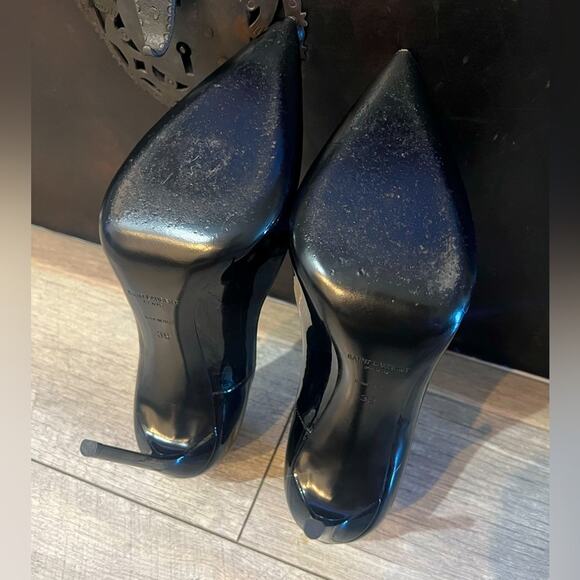 Saint Laurent Zoe 110m Pump 39 black patent leather worn once BEAUTIFUL/classic - Picture 7 of 13